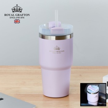 [로얄그래프톤] 보온보냉 텀블러 600ml (라이트퍼플)