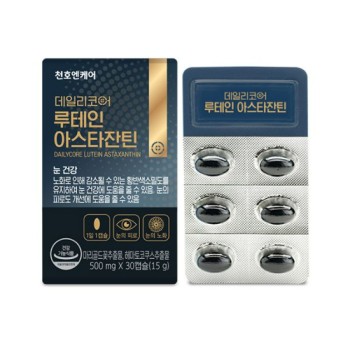 [천호엔케어] NEW 데일리코어 루테인 아스타잔틴 (500mg*30캡슐)