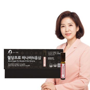 [김소형원장] 혈당프로 바나바N홍삼 (액상20g+정제500mg)*14병