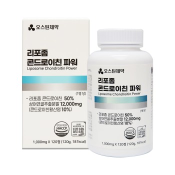 [오스틴제약] 리포좀 콘드로이친 파워 (1,000mg*180정)