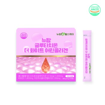 [뉴팜헬스케어] 뉴팜 글루타치온 더 화이트 어린콜라겐 (3g*60포)