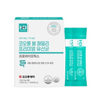 [코오롱제약] 봄 패밀리 프리미엄 유산균 (2,000mg*30포)