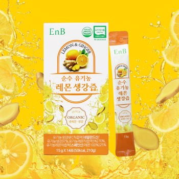 [이엔비] 순수 유기농 레몬생강즙 (15g*14포)